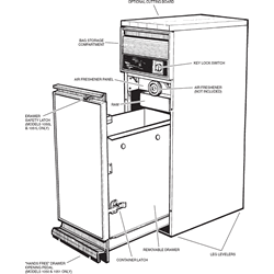 Broan 1052 Trash Compactor Parts breakout large