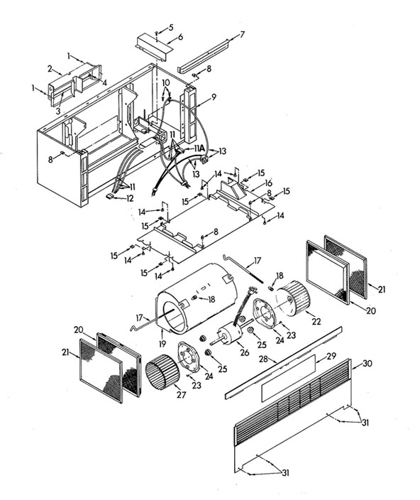 Air Care N12000 Range Hood Parts breakout small