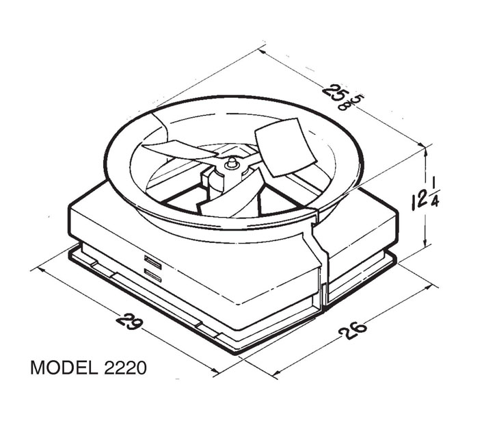 Broan 2220 20" Whv - Direct Drive Parts breakout large