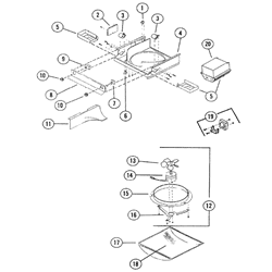 NuTone 3061 Range Hood Power Unit Parts breakout large