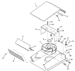 Broan 335 1200 Cfm Exterior Blower Parts breakout large