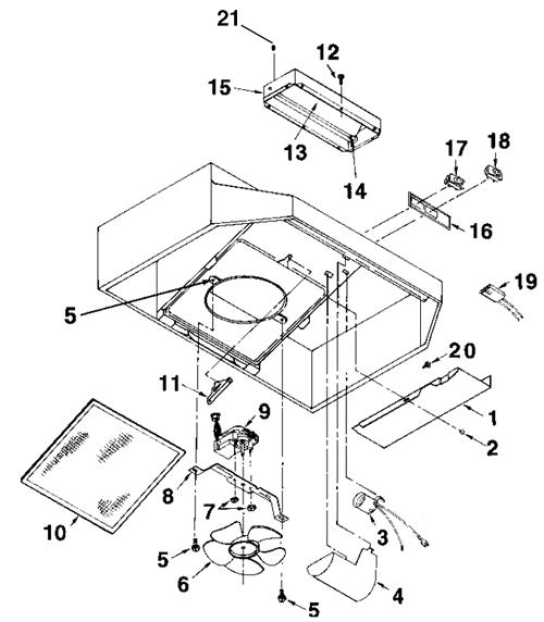 Nautilus NK Range Hood Parts breakout small