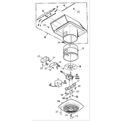 Nautilus N509 Exhaust Fan Parts breakout large