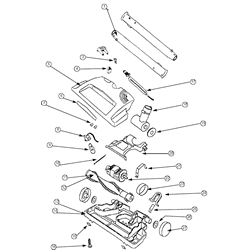 NuTone 599 Electric Power Brush Parts breakout large