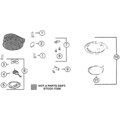 NuTone 662 Exhaust Fan - Light Parts breakout large