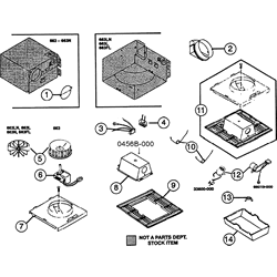 NuTone 663L Exhaust Fan/Light Parts breakout large