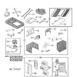 NuTone 665 Valuetest Heat-A-Ventlite Parts breakout large