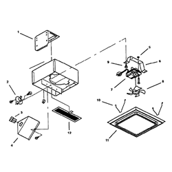 Air Care AC2573IC Bathroom Ventilation Fan Parts breakout large