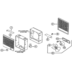 NuTone 8145-B Room To Room Exhaust Fan Parts breakout large