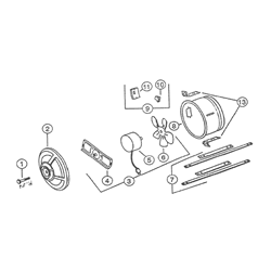 NuTone 8220 Utility Fan Parts breakout large