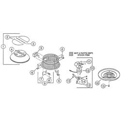 NuTone 8490 Utility Fan Parts breakout large