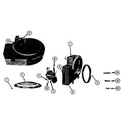 NuTone 851N Utility Fan Parts breakout large