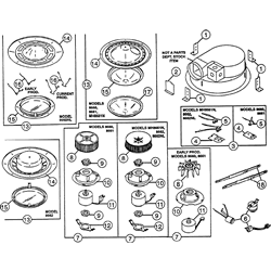 NuTone 8662 Deluxe Fan-Light Parts breakout large