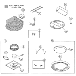 NuTone 8663F Deluxe Fan-Light Parts breakout large