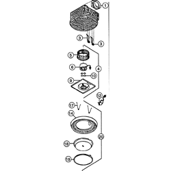 NuTone 8663M Deluxe Fan-Light Parts breakout large