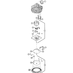 NuTone 8663NLP Deluxe Fan-Light Parts breakout large