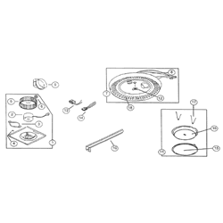 NuTone 8663RMSA Deluxe Fan-Light Parts breakout large