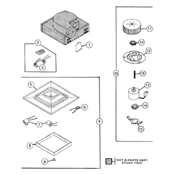 NuTone 8672 Deluxe Fan-Light Parts breakout large