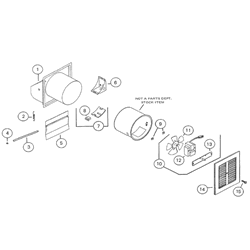 NuTone 8870 Utility Fan Parts breakout large