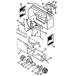 Kenmore 50589 Black 42" Range Hood Parts breakout large