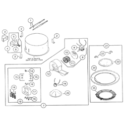 NuTone 9013 Deluxe Heat-A-Lite Parts breakout large