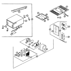 NuTone 9660 Deluxe Heat-A-Lite Parts breakout large