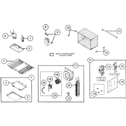 NuTone 9960 Heat-A-Lite Bathroom Heater Parts breakout large