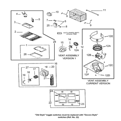 NuTone 9965 Heat-A-Lite Bathroom Heater/Light Parts breakout large