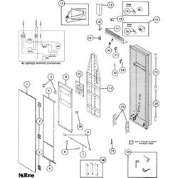 NuTone AVC40NDR Deluxe Cabinet Parts breakout large