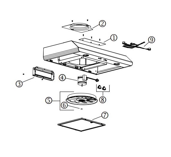 Broan BKSA130SS Stainless Rangehood 250cfm breakout large