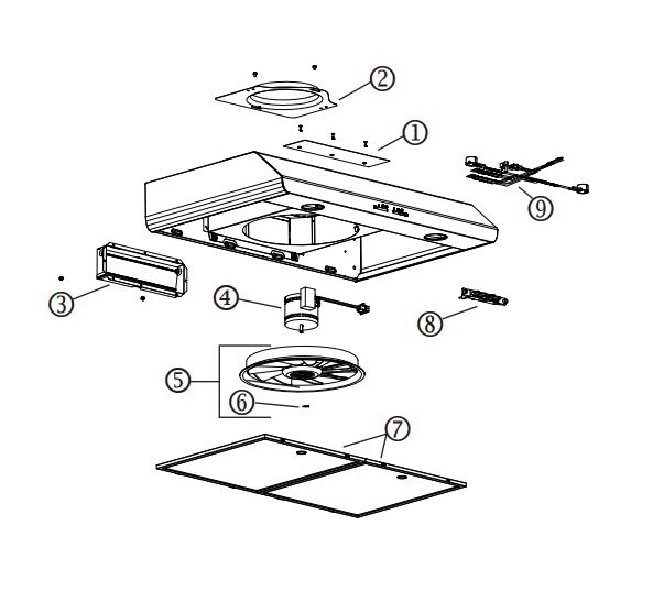 Broan BKSH130SS Stainless Rangehood 250cfm breakout large