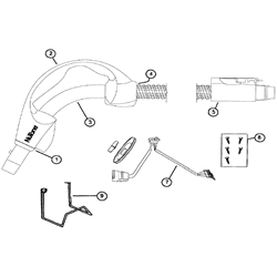 NuTone CH620 Direct Connect Carrying Hose Parts breakout large