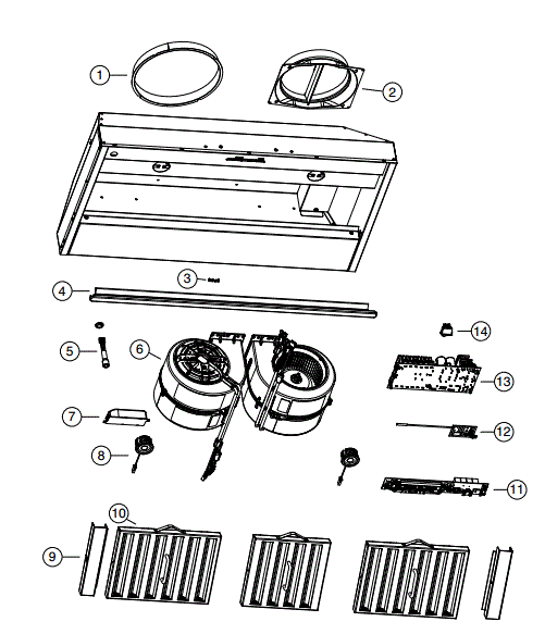 BEST CP55IQ369SB Kitchen Range Hood Parts breakout large