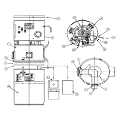 NuTone CV653 Central Vacuum Can Parts breakout large