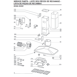 Kenmore 50000 Island Kitchen Range Hood Parts breakout large