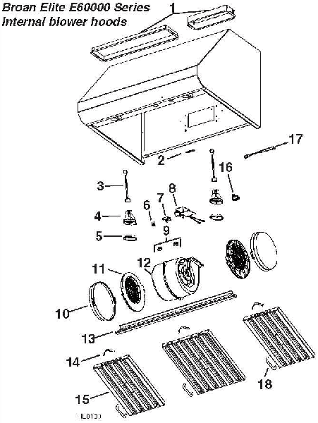 Kenmore 55573 42" Stainless Steel Range Hood Parts breakout large