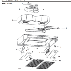 Broan E662 Range Hood 800 Cfm Parts breakout large