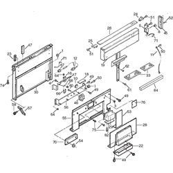 Kenmore 50170 Downdraft Ventilation System Parts breakout large