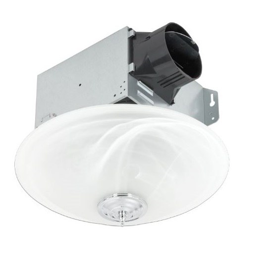 Delta Breez GBR100LED-DÉCOR DC Exhaust fan 100cfm Led Light 1.5 SONES breakout small