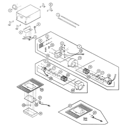 NuTone H965 Deluxe Heat-A-Ventlite Parts breakout large