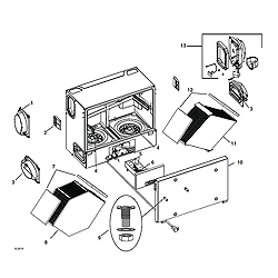 Broan HRV90HS Versatile & Compact - Side Ports Parts breakout large