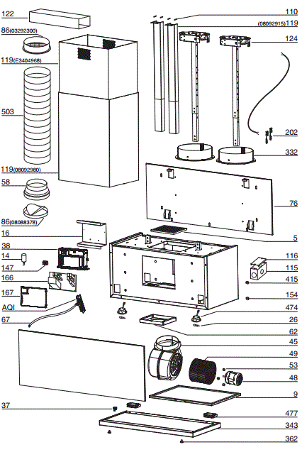 BEST IC35I90B Range Hood Parts breakout large