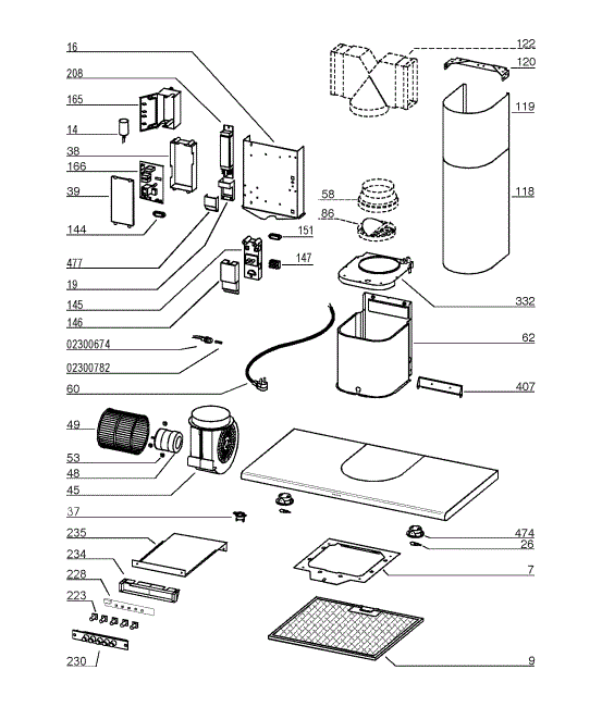 BEST K808736SS Range Hood Parts breakout large