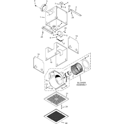 Broan L100 100Cfm Exhaust Fan Ceiling Mount Parts breakout large