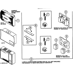 NuTone L12 2 Note Chime Parts breakout large