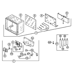 NuTone L59N 4 - 8 Note Chime Parts breakout large