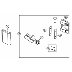 NuTone LA110 2 Note Chime Parts breakout large