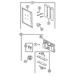 NuTone LA117 2 Note Chime Parts breakout large