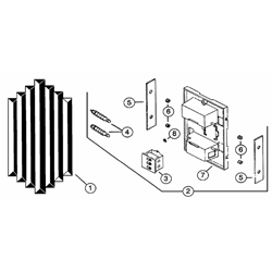 NuTone LA141 2 Note Chime Parts breakout large