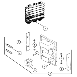 NuTone LA143 2 Note Chime Parts breakout large